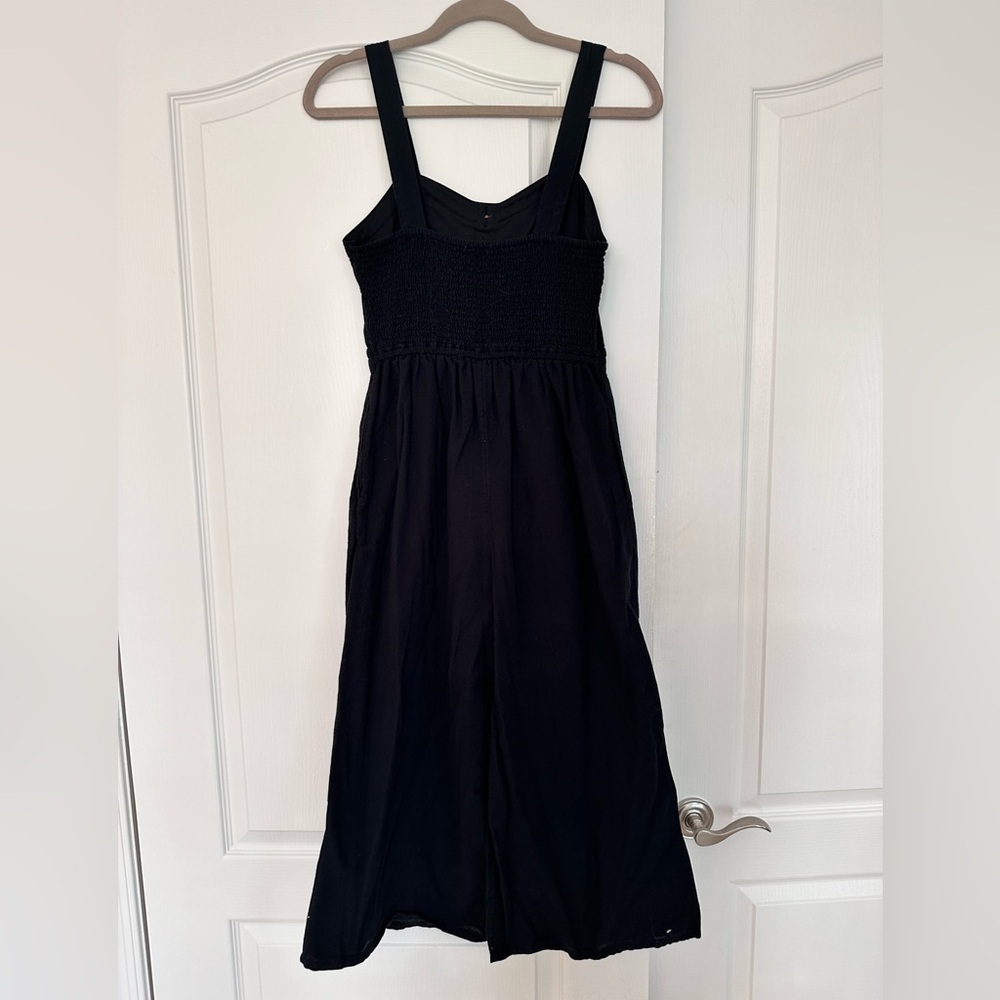 American Eagle Black Flare Jumpsuit Size XS - Picture 3 of 4